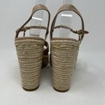 Coach Dottie Tan Wedge Espadrilles Sandals Charms Ankle Strap Women’s Size 11 Photo 8
