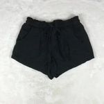 AERO Linen Blend Black Shorts Size Large Photo 5