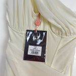 House Of CB  Valentina Asymmetric Cutout One-Shoulder Midi Dress in Ivory XS NWT Photo 7