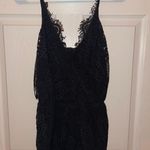 Black Lace Romper Photo 0