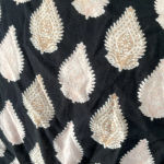 Roberta Roller Rabbit  Black Orange Paisley Printed Pajama Top Photo 5