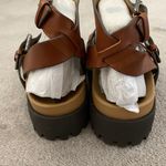Sam Edelman Eleanora Strappy Sandals w/ Chunky Platform Soles in Bourbon Brown Photo 2
