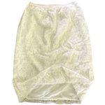 Vintage Charmode Ivory Lace Slip Skirt S/M Photo 1