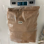 NWOT vintage Architect women’s tan cream zip jeweled sleeve full zip sweatshirt Size L Photo 6