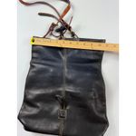 Dooney & Bourke Dooney Bourke‎ Leather Crossbody Bag Flap Top Black Designer Purse Photo 13