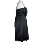 Charlotte Russe  Y2K‎ Vintage Black Satin Rosette Babydoll Dress M Fairy Whimsy Photo 3