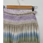 Anthropologie Current Air Women's Mini Skirt Size XS Ombra Smocked Stretch Pull Photo 3