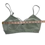 Alo Yoga Alo Interlace Strappy Sage Green Sports Bra X-Small XS‎ Yoga Athletic Athleisure Photo 2