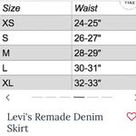 Levi's The Vintage Twins Levi’s Remade Denim Skirt Photo 9