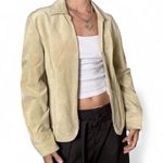 Cream gorgeous suede jacket with a western vibe #western #boho Tan Size L Photo 1