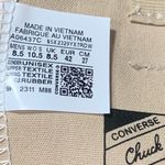 Converse Chuck 70 De Luxe Block Heel Sneakers Tan White Lace Up Size 10.5 Unworn Photo 8