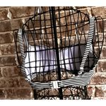 Niptuck Swim Bikini Top Size 6 Black White Striped Swimsuit Beach Cruise… Photo 5