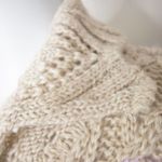 Inis Craft 100% merino wool fisherman‎ cardigan sweater, women's size S Brown Photo 6