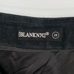 BLANKNYC Women's Black Alder Suede Leather Zip Front Pocketed Mini Skirt Size 29 Photo 8