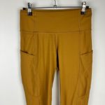 Lululemon  Fast and Free Crop II 19" Non-Reflective Spiced Bronze EUC Size 6 Photo 12