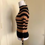 ZARA  mock neck sweater s black taupe Photo 3