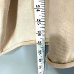 Aerie  Beige Lace Up Cotton Dolman Sleeves Oversized Loungewear Boho Hoodie M Photo 4