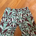 ZARA  The Selena Straight Pants Long Brown Green Cotton Sz XL Photo 7