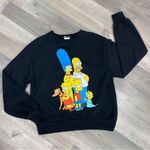 ZARA  The Simpsons Graphic Print Sweatshirt Black Small Photo 7