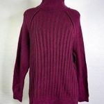 Free People Big City Knitted Turtle Neck Sweater Mulberry Garnet XS NWT (b29.12) Photo 0
