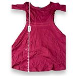 Lulus ‎ Yes to the Mesh Wine Red Half Sleeve Skater Mini Dress Size S Photo 11