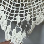 Chelsea & Theodore Cream long Lace tiered Maxi Skirt 2x crochet bohemian boho Photo 9