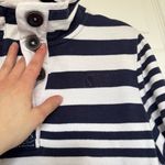 Joules Women's Navy Blue White Striped Deck Shirt Size US 10 Photo 3