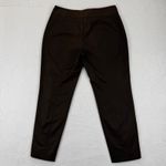Akris Punto Women's Brown Cotton Blend Stretch Ankle Pants Size 8 Photo 11