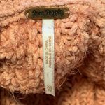 Free People  Oasis Oversized Tunic Sweater Chunky Knit Pink Fuzzy Photo 4