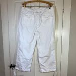 Jones New York  Sport White Capri Pants Womens 10‎ Drawstring Crop Cruise READ Photo 1
