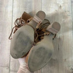 Joyfolie Imala Nutmeg Sandals Suede Leather Shoes Festival Fringe Sz 8.5 Tan Photo 7