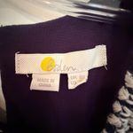 Boden Crochet Jersey Midi Dress Women's 8 Navy Feminine Dainty Boho Hippie Blue Photo 8