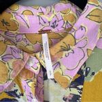 Free People Brunch A Bunch Floral Tunic Blouse Photo 2