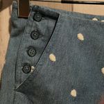 Obey  Sailor Shorts blue chambray embroidered dots Photo 1