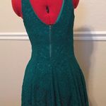 Teal Lace Skater Dress Size M Photo 5