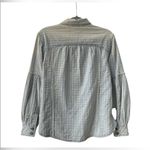 Free People  Glacier Bay Printed Checked Distressed Denim Tunic We The Free Photo 3