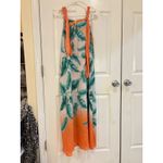Forever 21  Tropical Palm‎ Leaf Print Maxi Dress Sleeveless Summer Photo 4