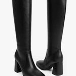 Black Knee High Boots (New) Size 9 Photo 1