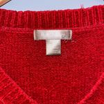 White Stag Women's V-neck Red Sweater Photo 4