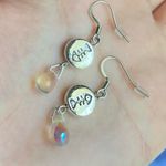 Handmade cat & fish teardrop dangle earrings 🐈🐟 Photo 5