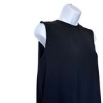 Vince 2 Mini Shift Dress Black Sleeveless Back Keyhole Crew Neck Lined pockets Photo 8