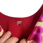Fabletics  Harlow Reversible Petal Med Impact Sports Bra Red/Yellow/Pink Size XS Photo 7