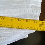 AQUA White Striped Midi Skirt Photo 7