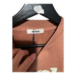 Madhappy  Recycle Earth Day Fleece Crewneck Sweatshirt XS NWT Chocolate Brown Photo 4