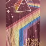 Pink Floyd  the dark side of the moon band t shirt maroon Medium Photo 3