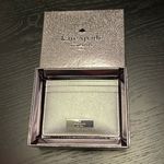 Kate Spade  Silver Card Case - New in Glittery Gift Box Photo 0