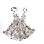 saints and secrets‎ Floral Ruffle Romper Size Small White Photo 1