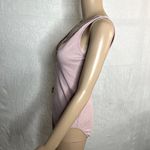 EXPRESS  Blush Pink Strappy V-Neck Bodysuit Photo 1