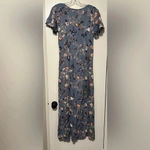 Angie  blue bohemian romper dress size L Photo 3