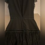 J.O.A. Women black crepe midi fit & flare Elegant Black Lace Dress size XS Photo 11